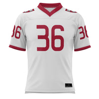 Harvard Crimson Football Jersey, White Sportswear Jersey Shirt, Lightweight Breathable Athletic Jersey, Casual Gift for Men
