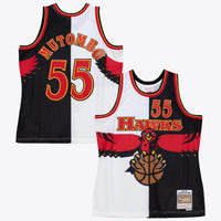 Atlanta Hawks Basketball Jersey, Black/White Swingman Sportswear Jersey Shirt, Sleeveless Athletic Tank Jersey, Casual Gift for Men