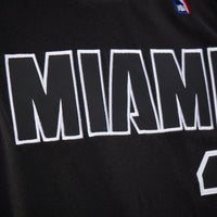 Miami Heat Basketball Jersey, Black Authentic Alternate Sportswear Jersey Shirt, Sleeveless Athletic Tank Jersey, Casual Gift for Men