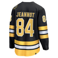 Tanner Jeannot Boston Bruins Hockey Jersey, Black Breakaway Home Sportswear Jersey Shirt, Long Sleeve Hockey Sweater Jersey, Casual Gift for Men