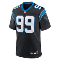 Tershawn Wharton Carolina Panthers Football Jersey, Black Sportswear Jersey Shirt, Lightweight Breathable Athletic Jersey, Casual Gift for Men