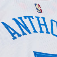 Carmelo Anthony New York Knicks Basketball Jersey, White Authentic Sportswear Jersey Shirt, Sleeveless Athletic Tank Jersey, Casual Gift for Men