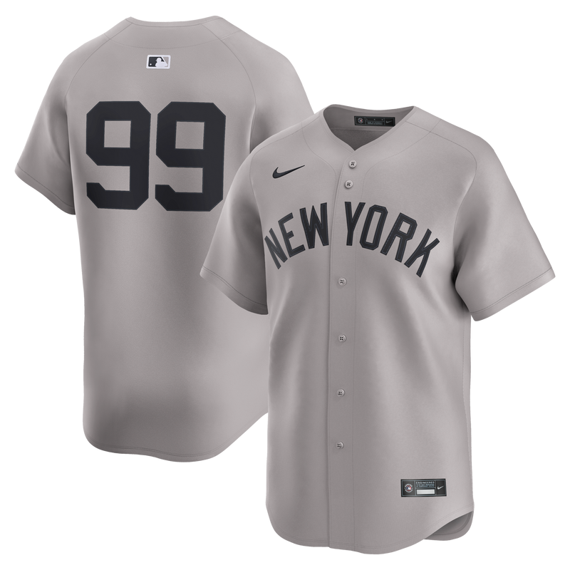 Aaron Judge New York Yankees Baseball Jersey, Gray Limited Sportswear Jersey Shirt, Lightweight Breathable Athletic Jersey, Casual Gift for Men