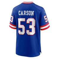 Harry Carson New York Giants Football Jersey, Royal Game Sportswear Jersey Shirt, Lightweight Breathable Athletic Jersey, Casual Gift for Men