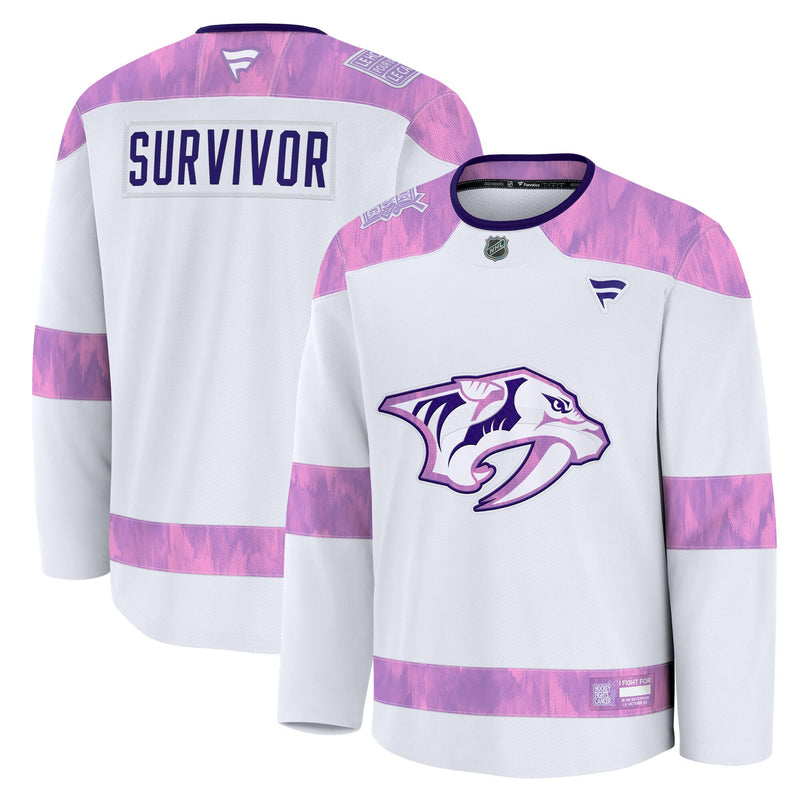 Nashville Predators Hockey Jersey, White Sportswear Jersey Shirt, Long Sleeve Hockey Sweater Jersey, Casual Gift for Men, Style 203564950