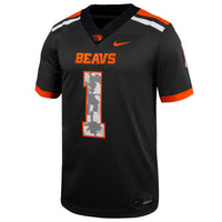 Oregon State Beavers Football Jersey, Anthracite Replica Sportswear Jersey Shirt, Lightweight Breathable Athletic Jersey, Casual Gift for Men
