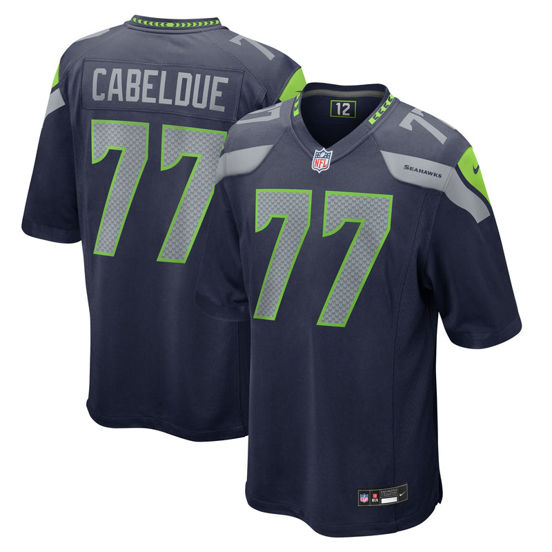 Bryce Cabeldue Seattle Seahawks Football Jersey, Navy Game Sportswear Jersey Shirt, Lightweight Breathable Athletic Jersey, Casual Gift for Men