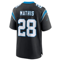 Damarri Mathis Carolina Panthers Football Jersey, Black Sportswear Jersey Shirt, Lightweight Breathable Athletic Jersey, Casual Gift for Men