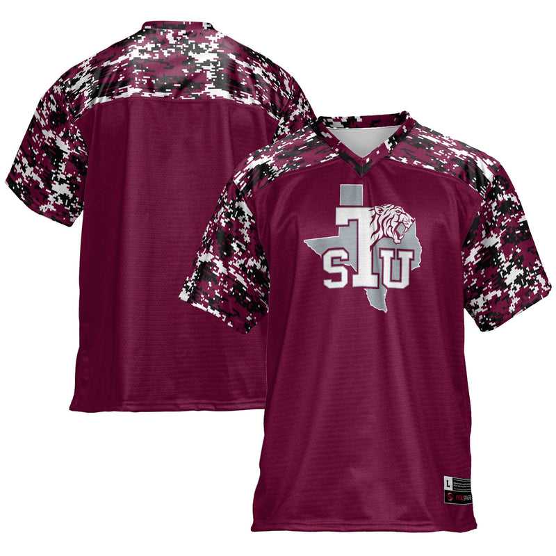 Texas Southern Tigers Football Jersey, Maroon Sportswear Jersey Shirt, Lightweight Breathable Athletic Jersey, Casual Gift for Men