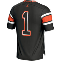 Virginia Cavaliers Football Jersey, Black Sportswear Jersey Shirt, Lightweight Breathable Athletic Jersey, Casual Gift for Men, Style 5234358