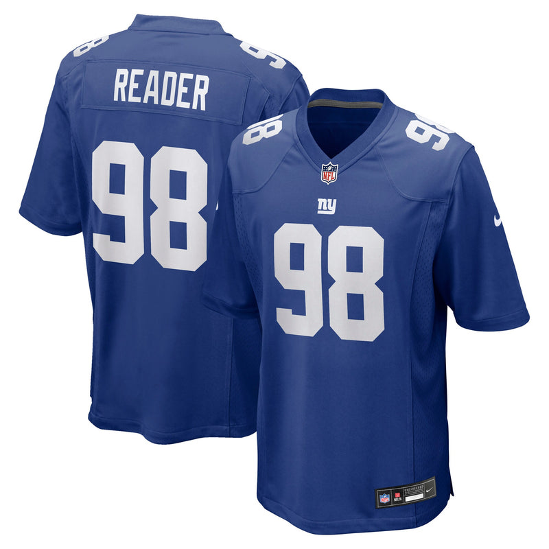 D.J. Reader New York Giants Football Jersey, Royal Game Sportswear Jersey Shirt, Lightweight Breathable Athletic Jersey, Casual Gift for Men