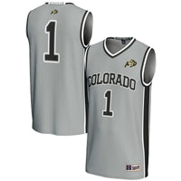 Colorado Buffaloes Basketball Jersey, Gray Replica Lightweight Sportswear Jersey Shirt, Sleeveless Athletic Tank Jersey, Casual Gift for Men