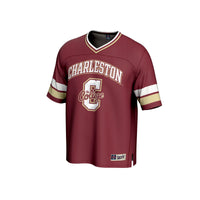 Charleston Cougars Football Jersey, Maroon Sportswear Jersey Shirt, Lightweight Breathable Athletic Jersey, Casual Gift for Men