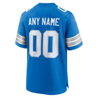 Detroit Lions Football Jersey, Blue Game Sportswear Jersey Shirt, Lightweight Breathable Athletic Jersey, Casual Gift for Men