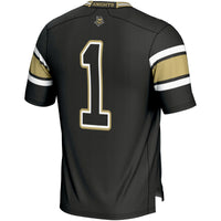UCF Knights Football Jersey, Black Sportswear Jersey Shirt, Lightweight Breathable Athletic Jersey, Casual Gift for Men, Style 5182317