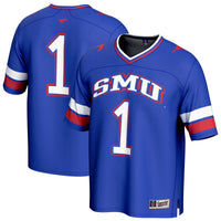 SMU Mustangs Football Jersey, Royal Fashion Sportswear Jersey Shirt, Lightweight Breathable Athletic Jersey, Casual Gift for Men