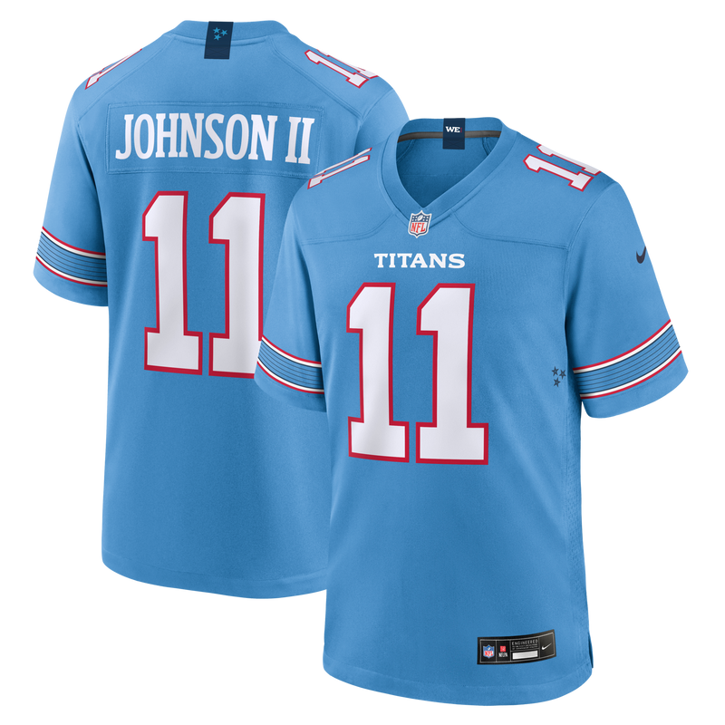 Jermaine Johnson II Tennessee Titans Football Jersey, Light Sportswear Jersey Shirt, Lightweight Breathable Athletic Jersey, Casual Gift for Men