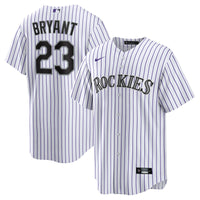 Kris Bryant Colorado Rockies Baseball Jersey, White Purple Sportswear Jersey Shirt, Lightweight Breathable Athletic Jersey, Casual Gift for Men