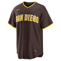 San Diego Padres Baseball Jersey, Brown Replica Sportswear Jersey Shirt, Lightweight Breathable Athletic Jersey, Casual Gift for Men