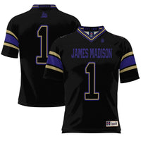 James Madison Dukes Football Jersey, Black Sportswear Jersey Shirt, Lightweight Breathable Athletic Jersey, Casual Gift for Men