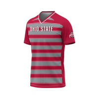Ohio State Buckeyes Soccer Jersey, Scarlet Fashion Sportswear Jersey Shirt, Lightweight Breathable Athletic Jersey, Casual Gift for Men