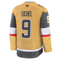 Jack Eichel Vegas Golden Knights Hockey Jersey, Gold Premium Sportswear Jersey Shirt, Long Sleeve Hockey Sweater Jersey, Casual Gift for Men