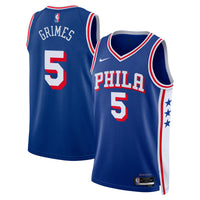 Quentin Grimes Philadelphia 76ers Basketball Jersey, Royal Sportswear Jersey Shirt, Sleeveless Athletic Tank Jersey, Casual Gift for Men