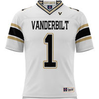 Vanderbilt Commodores Football Jersey, Sportswear Jersey Shirt, Lightweight Breathable Athletic Jersey, Casual Gift for Men, Style 200425315