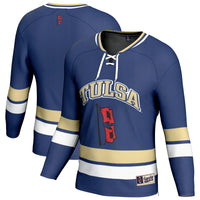 Tulsa Golden Hurricane Hockey Jersey, Royal Sportswear Jersey Shirt, Long Sleeve Hockey Sweater Jersey, Casual Gift for Men