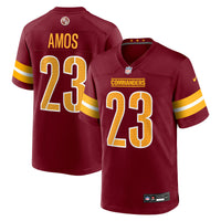 Trey Amos Washington Commanders Football Jersey, Burgundy Sportswear Jersey Shirt, Lightweight Breathable Athletic Jersey, Casual Gift for Men