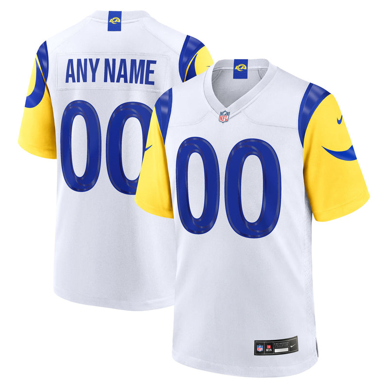 Los Angeles Rams Football Jersey, White Game Sportswear Jersey Shirt, Lightweight Breathable Athletic Jersey, Casual Gift for Men