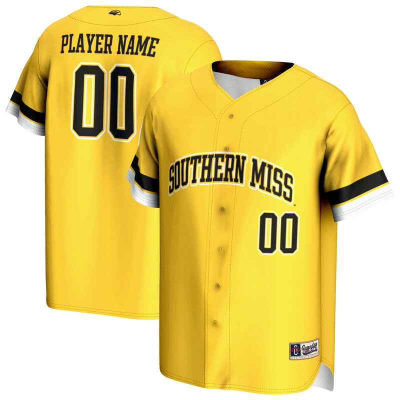 Southern Miss Golden Eagles Baseball Jersey, Sportswear Jersey Shirt, Lightweight Athletic Jersey, Casual Gift for Men, Style 202980074