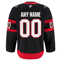 Ottawa Senators Hockey Jersey, Black Authentic Sportswear Jersey Shirt, Long Sleeve Hockey Sweater Jersey, Casual Gift for Men, Style 202056767