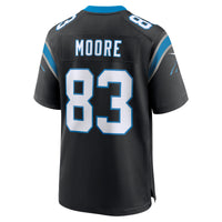 David Moore Carolina Panthers Football Jersey, Black Game Sportswear Jersey Shirt, Lightweight Breathable Athletic Jersey, Casual Gift for Men