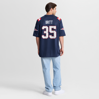 K.J. Britt New England Patriots Football Jersey, Navy Game Sportswear Jersey Shirt, Lightweight Breathable Athletic Jersey, Casual Gift for Men