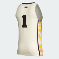 Alabama State Hornets Basketball Jersey, Khaki Sportswear Jersey Shirt, Sleeveless Athletic Tank Jersey, Casual Gift for Men