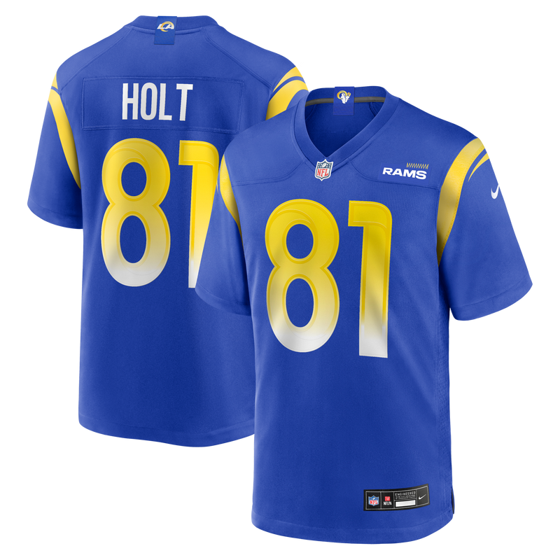 Torry Holt Los Angeles Rams Football Jersey, Royal Game Sportswear Jersey Shirt, Lightweight Breathable Athletic Jersey, Casual Gift for Men