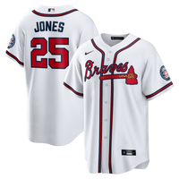 Andruw Jones Atlanta Braves Baseball Jersey, White Replica Sportswear Jersey Shirt, Lightweight Breathable Athletic Jersey, Casual Gift for Men