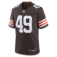 Carson Schwesinger Cleveland Browns Football Jersey, Brown Sportswear Jersey Shirt, Lightweight Breathable Athletic Jersey, Casual Gift for Men