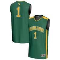 William & Mary Tribe Basketball Jersey, Green Fashion Lightweight Sportswear Jersey Shirt, Sleeveless Athletic Tank Jersey, Casual Gift for Men