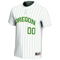 Oregon Ducks Softball Jersey, White Lightweight Sportswear Jersey Shirt, Lightweight Breathable Athletic Jersey, Casual Gift for Men