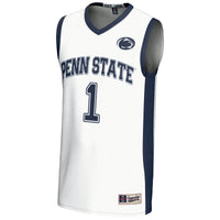 Penn State Nittany Lions Basketball Jersey, White Lightweight Sportswear Jersey Shirt, Sleeveless Athletic Tank Jersey, Casual Gift for Men