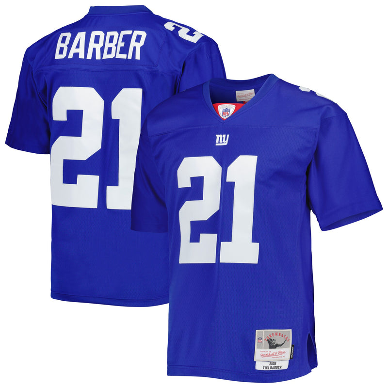 Tiki Barber New York Giants Football Jersey, Royal Replica Sportswear Jersey Shirt, Lightweight Breathable Athletic Jersey, Casual Gift for Men