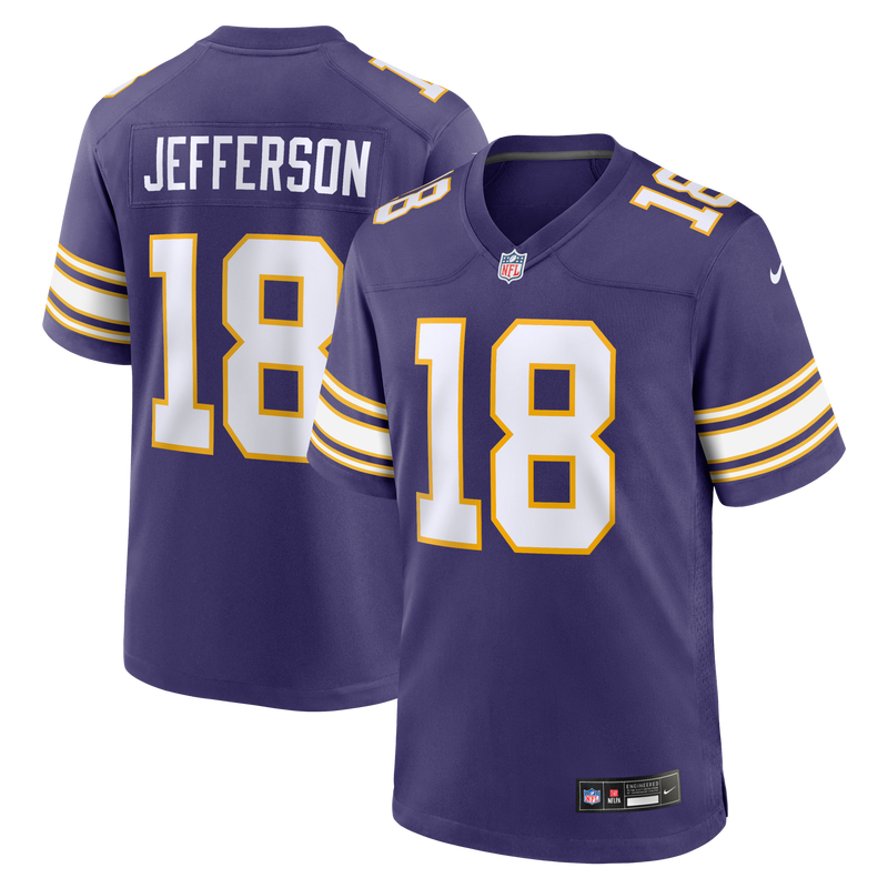 Justin Jefferson Minnesota Vikings Football Jersey, Sportswear Jersey Shirt, Lightweight Athletic Jersey, Casual Gift for Men, Style 200395767