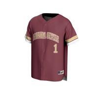 Florida State Seminoles Baseball Jersey, Garnet Fashion Sportswear Jersey Shirt, Lightweight Breathable Athletic Jersey, Casual Gift for Men
