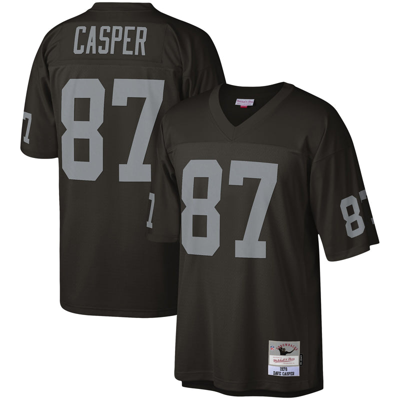 Dave Casper Las Vegas Raiders Football Jersey, Black Sportswear Jersey Shirt, Lightweight Breathable Athletic Jersey, Casual Gift for Men