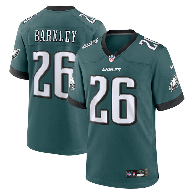 Saquon Barkley Philadelphia Eagles Football Jersey, Sportswear Jersey Shirt, Lightweight Athletic Jersey, Casual Gift for Men, Style 201360888