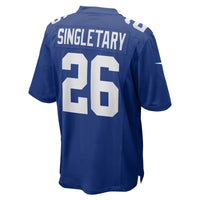 Devin Singletary New York Giants Football Jersey, Royal Sportswear Jersey Shirt, Lightweight Breathable Athletic Jersey, Casual Gift for Men