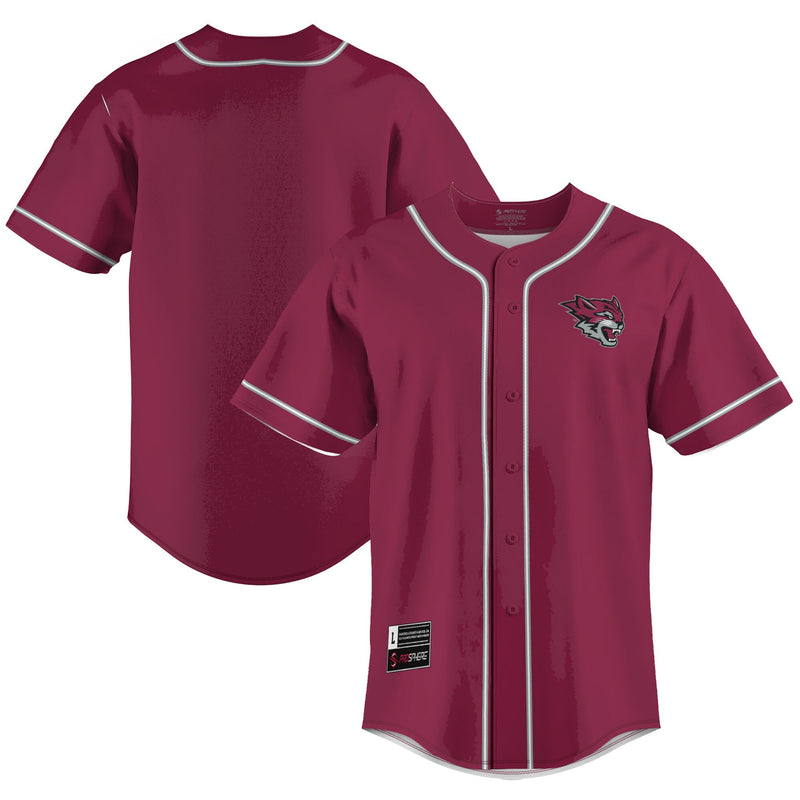Cal State Chico Wildcats Baseball Jersey, Cardinal Sportswear Jersey Shirt, Lightweight Breathable Athletic Jersey, Casual Gift for Men