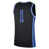 Duke Blue Devils Football Jersey, Black Replica Alternate Sportswear Jersey Shirt, Lightweight Breathable Athletic Jersey, Casual Gift for Men